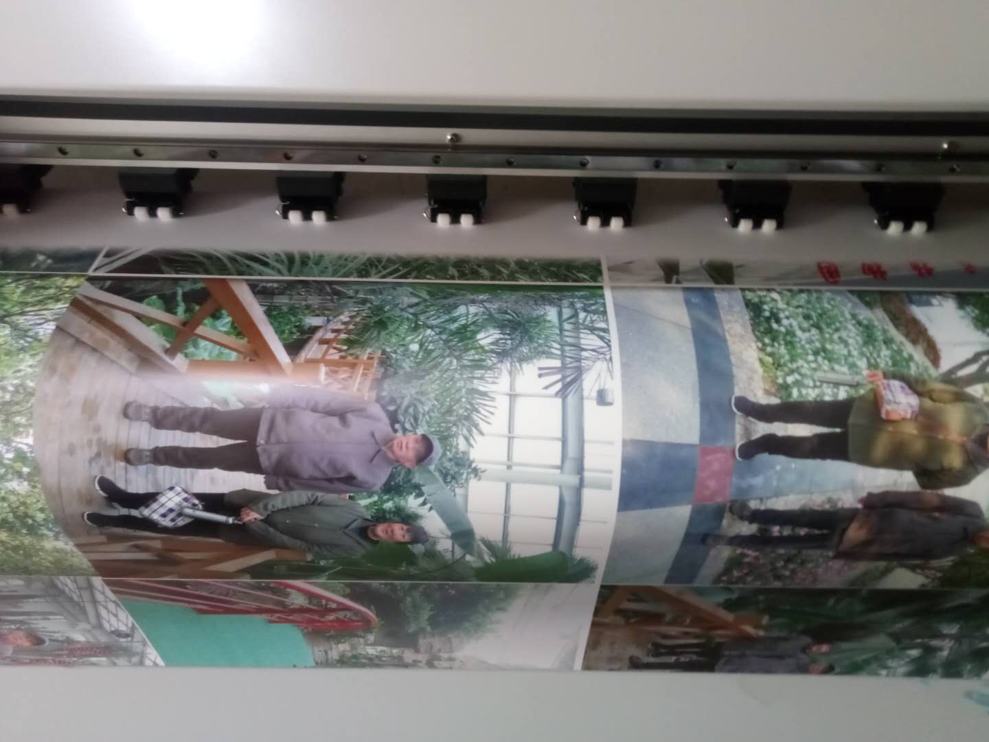 邢台SP1600户外写真机安装成功